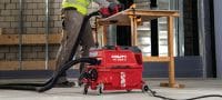VC 20H-X Støvsuger i H-klassen Kraftig støvsuger til tilslutning til el-værktøj og rengøring på byggepladsen (våd og tør), 15 l tank Arbejdsopgaver 3