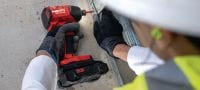 SID 6-22 Batteridrevet slagskruemaskine Batteridrevet slagskruetrækker med kulfri motor, høj hastighed og præcis håndtering, så du kan spare tid på dine fastgørelser (Nuron-batteriplatformen) Arbejdsopgaver 3