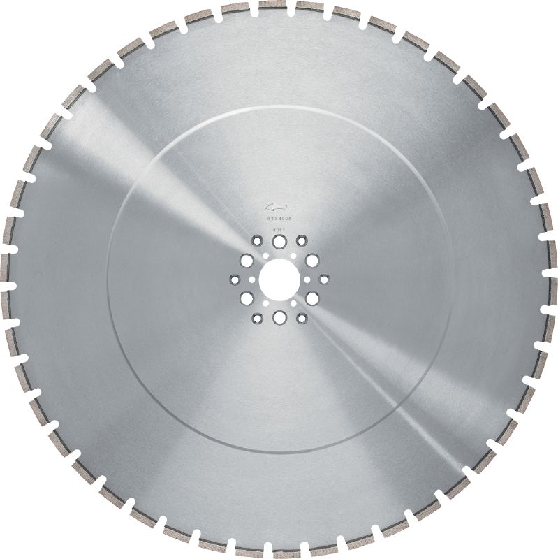 SPX MCL Equidist-vægsavklinge (60HY: passer til Hilti, Husqvarna® og Tyrolit®) Ultimativ vægsavklinge (15 kW) til skæring med høj hastighed og en lang levetid i armeret beton (60HY skaft passer på Hilti-, Husqvarna®- og Tyrolit®-vægsave)