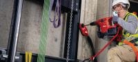 TE 60-22 batteridrevet borehammer TE 60-22 batteridrevet SDS Max (TE-Y) borehammer med Aktiv vibrationsreduktion og Aktiv momentstyring til robust boring og mejsling i beton (Nuron-batteriplatform) Arbejdsopgaver 2
